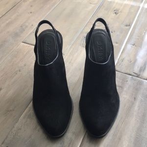DKNY Black Velvet Heels